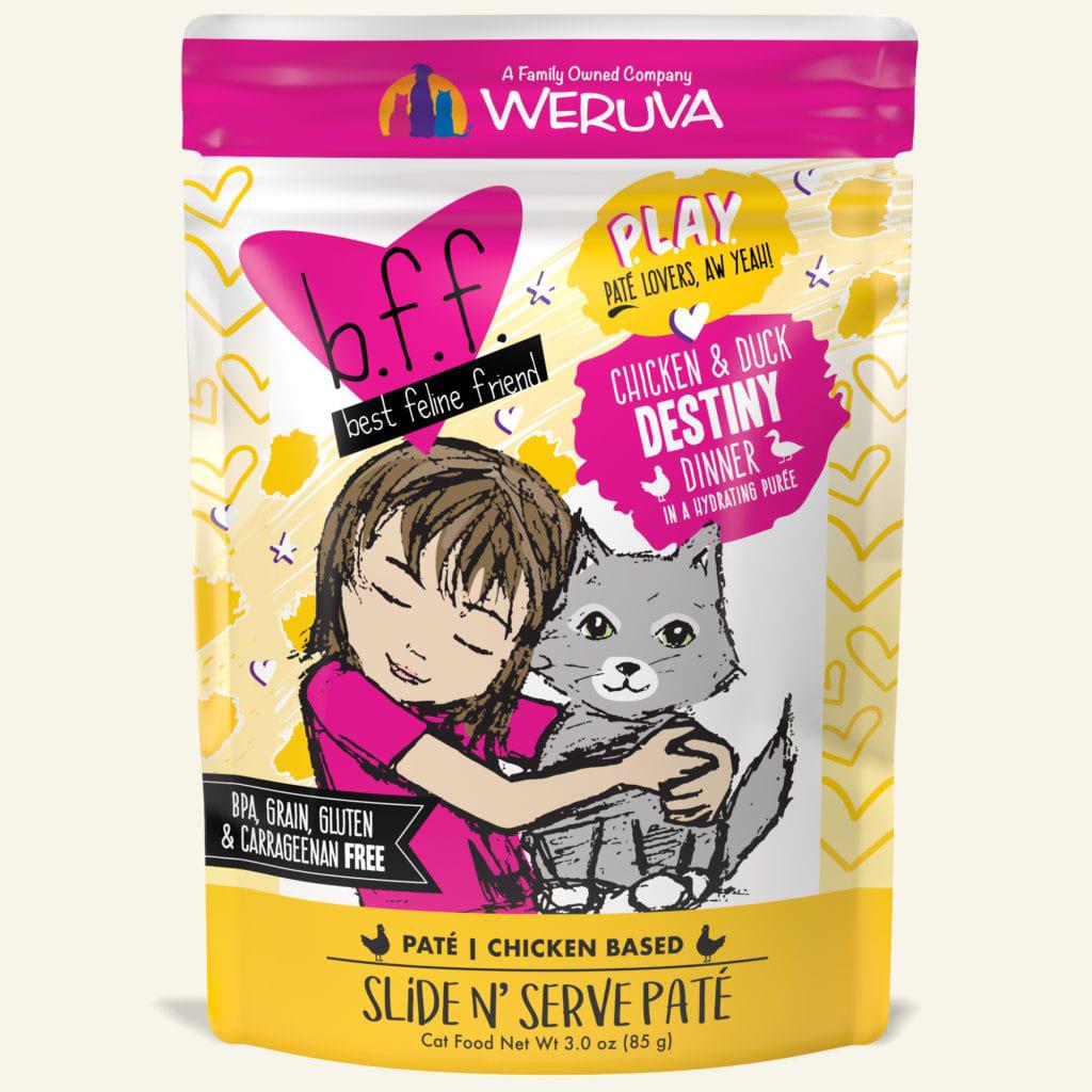B.F.F. OMG! PLAY Chicken and Duck Wet Cat Food